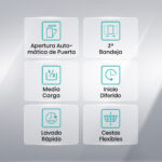 HISENSE Lavavajillas - Hisense HS623D10X, 14 servicios, 7 programas, 60 cm, Media Carga, Tercera bandeja, Inox - Imagen 4