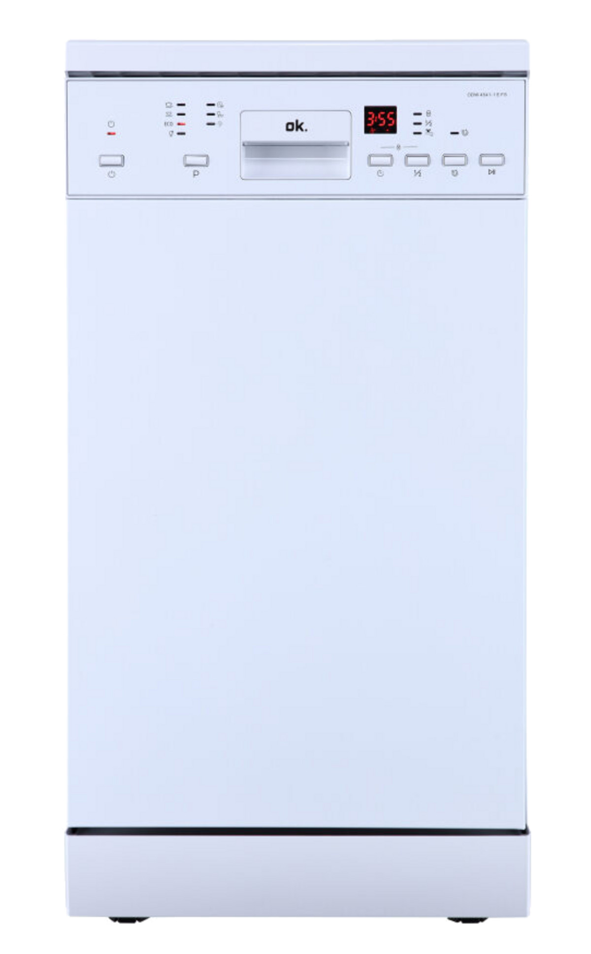 product_10905_1 OK Lavavajillas - ok. ODW 4541-1 E FS, 10 Servicios, 7Programas, 44.5 cm, Libre Instalación, Blanco - Imagen 1