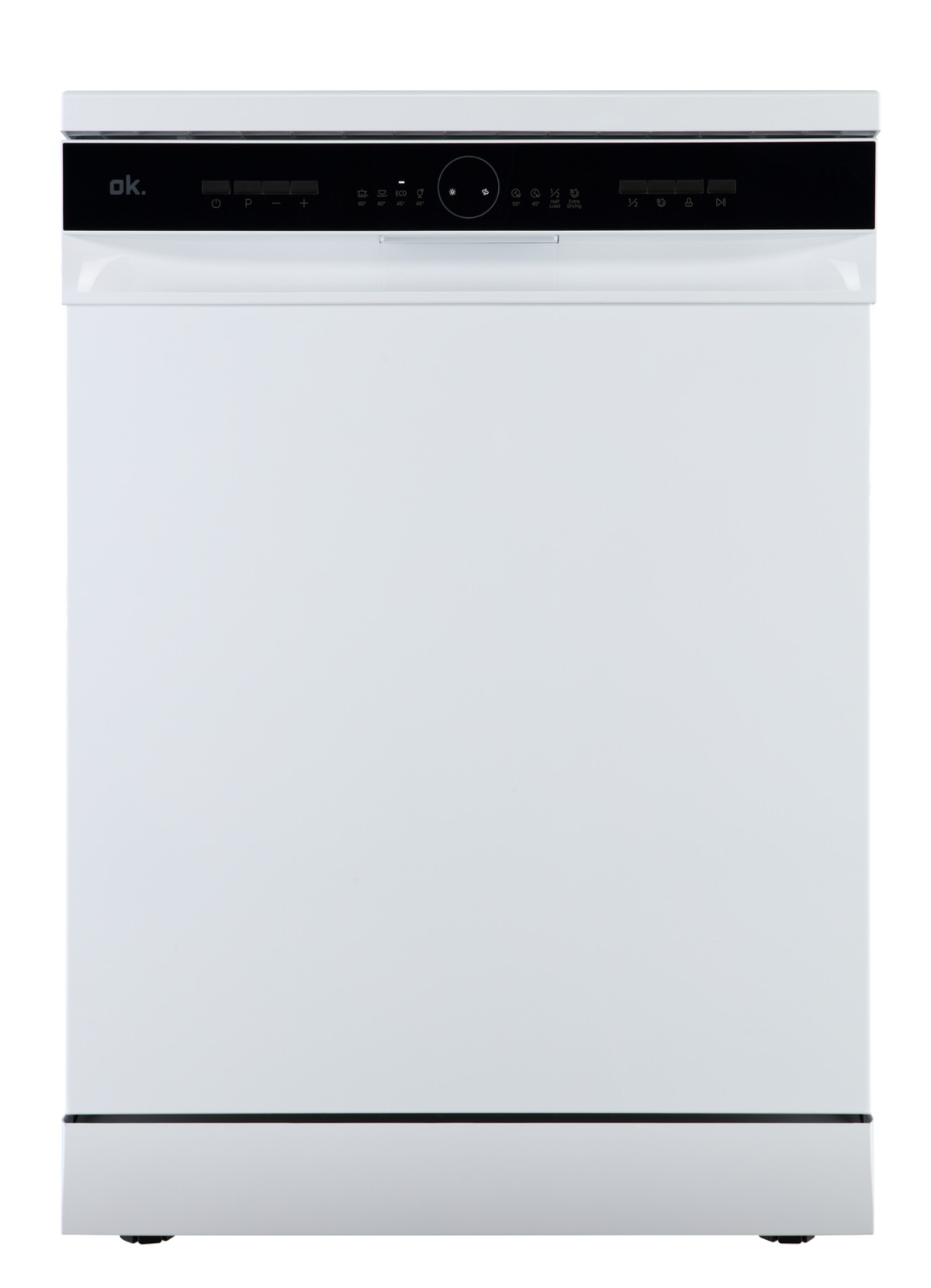 product_10908_1 OK Lavavajillas - ok. ODW 6061-1 E FS W, 13 Servicios, 6 Programas, 59.9 cm Ancho, Control Electrónico, Blanco - Imagen 1
