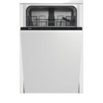 BEKO Lavavajillas integrable - Beko DIS35023, 10 servicios, 5 programas, 45 cm, Media carga, ProSmart, Sin panelar