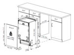 BEKO Lavavajillas integrable - Beko DIS35023, 10 servicios, 5 programas, 45 cm, Media carga, ProSmart, Sin panelar - Imagen 8