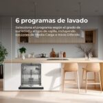 EVVO Lavavajillas integrable 60 cm - EVVO Di.2Y, 6 programas, 600 mm, Inox - Imagen 3