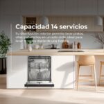 EVVO Lavavajillas integrable 60 cm - EVVO Di.2Y, 6 programas, 600 mm, Inox - Imagen 4