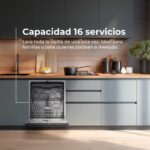 EVVO Lavavajillas integrable 60 cm - EVVO Di.3, 8 programas, 600 mm, Inox - Imagen 3