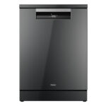 HAIER Lavavajillas - Haier I-Pro Shine Series 7 XF 4A4M4PA, 14 servicios, 10 programas, 60 cm, Motor Inverter, Wi-Fi, Gris