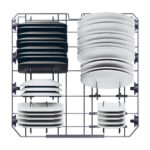 HAIER Lavavajillas - Haier I-Pro Shine Series 7 XF 4A4M4PX, 14 servicios, 10 programas, 60 cm, Motor Inverter, Wi-Fi, Inox - Imagen 7