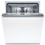 BOSCH Lavavajillas integrable - Bosch SMV4ECX28E,Serie 4, 14 servicios, 6 programas, 60 cm, Home Connect, Silence Plus, Sin panelar