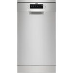 AEG Lavavajillas libre instalación 45 cm - AEG Serie 7000 GlassCare FFB73527ZM, 10 servicios, 9 programas, 446 mm, INOX