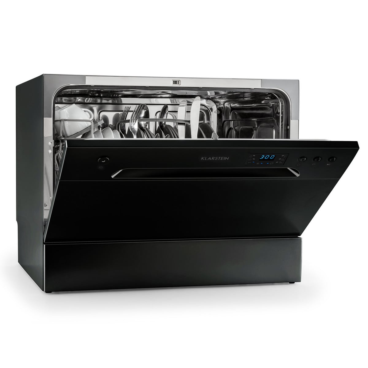 product_10951_1 KLARSTEIN Lavavajillas compacto - KLARSTEIN Amazonia 6, 6 servicios, 6 programas, 550 mm, Negro - Imagen 1