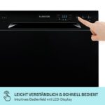 KLARSTEIN Lavavajillas compacto - KLARSTEIN Havasia UV 6, 55 cm, Negro - Imagen 6
