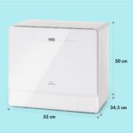 KLARSTEIN Lavavajillas compacto - KLARSTEIN Emerald 5 Slim, 55 cm, Blanco - Imagen 7
