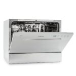KLARSTEIN Lavavajillas compacto - KLARSTEIN Havasia UV 6, 55 cm, Plata Metálica