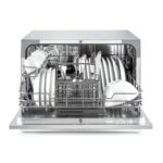 KLARSTEIN Lavavajillas compacto - KLARSTEIN Havasia UV 6, 55 cm, Plata Metálica - Imagen 2