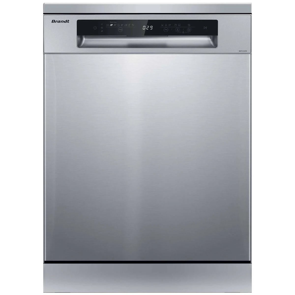 product_10962_1 BRANDT Lavavajillas libre instalación 60 cm - BRANDT BDF534DX, 8 programas, 60 cm, Inox - Imagen 1