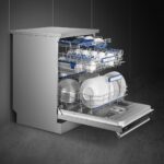 SMEG Lavavajillas libre instalación 60 cm - SMEG LVS345BQSTX, 14 servicios, 11 programas, 598 mm, Acero inoxidable - Imagen 2