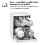LG Lavavajillas libre instalación 60 cm - LG DF142FW.ABWQEES, 14 servicios, 5 programas, 60 cm, Not available - Imagen 5