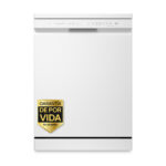 LG REACONDICIONADO Seminuevo Funcional Lavavajillas - LG DF273FW, 14 servicios, 10 programas, 60 cm, QuadWash™, Blanco