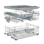 HISENSE Lavavajillas - Hisense HS673A90X, 16 servicios, 7 programas, 59.9 cm, Conectividad Wi Fi, Tercera bandeja, Inox - Imagen 5