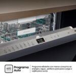 HISENSE Lavavajillas integrable - Hisense HV673A65, 16 servicios, 7 programas, 59.8 cm, Tercera Bandejea, Wi Fi, Sin Panelar - Imagen 5