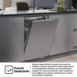 HISENSE Lavavajillas integrable - Hisense HV673A65, 16 servicios, 7 programas, 59.8 cm, Tercera Bandejea, Wi Fi, Sin Panelar - Imagen 7