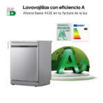 LG Lavavajillas - LG DF587HVS, 10 servicios, 10 programas, 60 cm, Lavado a vapor, Acero antihuellas - Imagen 5