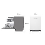 LG Lavavajillas integrable - LG DB597TXS, 14 servicios, 10 programas, 60 cm, TrueSteam™, EasyRack™, Sin panelar - Imagen 2