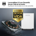 LG Lavavajillas integrable - LG DB597TXS, 14 servicios, 10 programas, 60 cm, TrueSteam™, EasyRack™, Sin panelar - Imagen 3