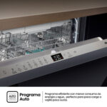 HISENSE Lavavajillas integrable - Hisense HV16D5, 16 servicios, 6 programas, 59.8 cm, Cestas flexibles, Tres programas, Sin Panelar - Imagen 5
