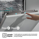 HISENSE Lavavajillas integrable - Hisense HV16D5, 16 servicios, 6 programas, 59.8 cm, Cestas flexibles, Tres programas, Sin Panelar - Imagen 7