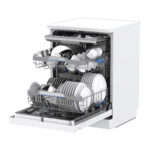 MIDEA Lavavajillas - Midea MDWEF1433DW-WA, 14 Servicios, 6+3 Programas, 59.8 cm Ancho, WiFi, Auto Door Open, BLDC Motor, Blanco - Imagen 5