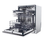 HAIER Lavavajillas integrable - Haier XI 4C4S0SB, 10 Programas, 14 Servicios, Ancho 59.7 cm, Cuba Maxi Tub, Apertura Automática, Sin panelar - Imagen 4