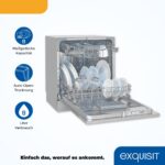 EXQUISIT Lavavajillas compacto - EXQUISIT GSP508-030D, 8 servicios, 7 programas, 550 mm - Imagen 3