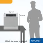 EXQUISIT Lavavajillas compacto - EXQUISIT GSP508-030D, 8 servicios, 7 programas, 550 mm - Imagen 6
