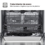 LG Lavavajillas - LG DF355FW, 14 servicios, 9 programas, 60 cm, LED táctil, Tercera bandeja, QuadWash™, ThinQ™, Blanco - Imagen 8