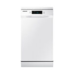 SAMSUNG Lavavajillas - Samsung DW50R4070FW/EC, 10 servicios, 6 programas, 44.9 cm, Sistema AutoOpen, Configuración Flexible, Blanco