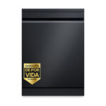 LG Lavavajillas - LG DF375HMS, 14 servicios, 10 programas, 60 cm, LED táctil, Tercera bandeja, TrueSteam™, QuadWash™, Acero negro grafito antihuellas