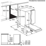 AEG Lavavajillas integrable 60 cm - AEG AEGFSB34707Z, 14 servicios, 5 programas, 596 mm, Blanco panelable - Imagen 4