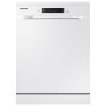 SAMSUNG Lavavajillas - Samsung DW60CG550FWQET, 14 servicios, 7 programas, 59.8 cm, Bandeja de cubiertos, Blanco