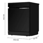 CECOTEC Lavavajillas libre instalación 60 cm - CECOTEC Bolero Aguazero 6280 Full-BI, 59,5 cm, 300 - Imagen 4