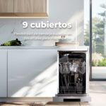 EVVO Lavavajillas libre instalación 45 cm - EVVO D1X Slim, 5 programas, 448 mm, Inox - Imagen 3